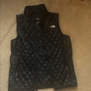 The North Face Black Quilted Packable Vest